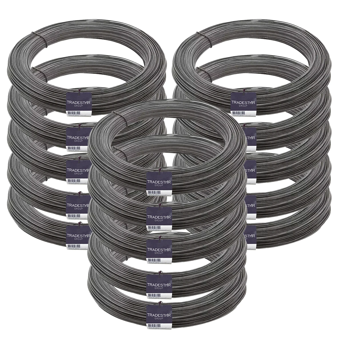 15 Kit Flat Annealed Wire 1 Kg BWG 18 1,24MM Roll Tradestar