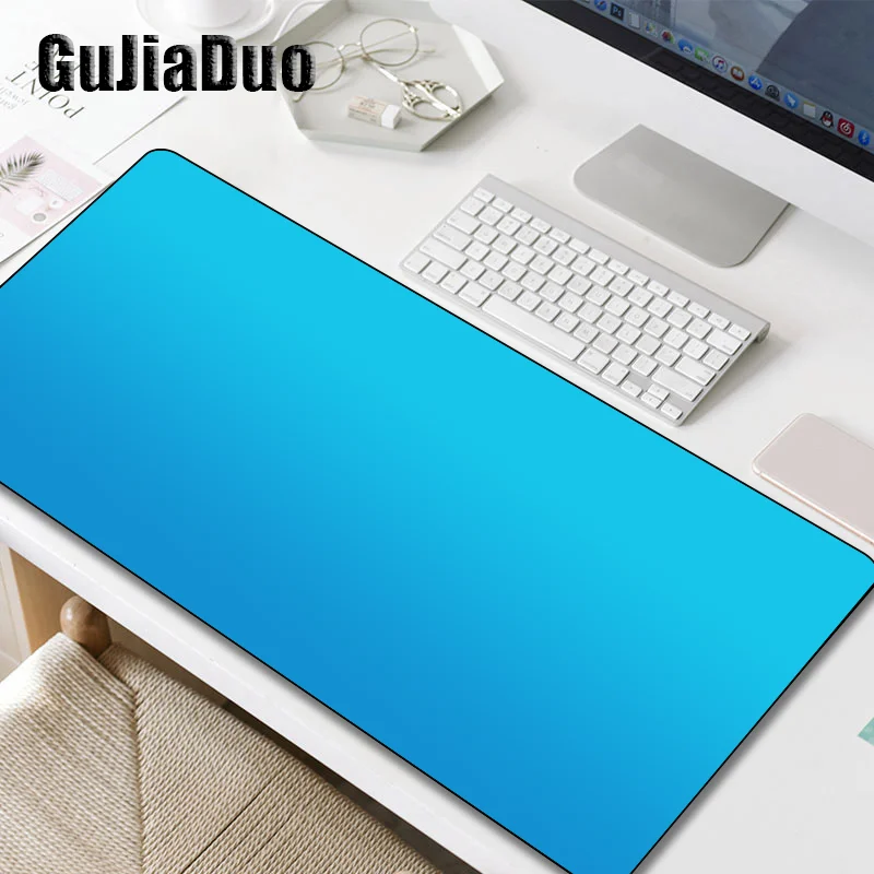 

GuJiaDuo 800x300 Large Size Gradient Color Art Mouse Pad for Office Hoom Waterproof Non-slip Minimalism Mousepad Table Mats Rug