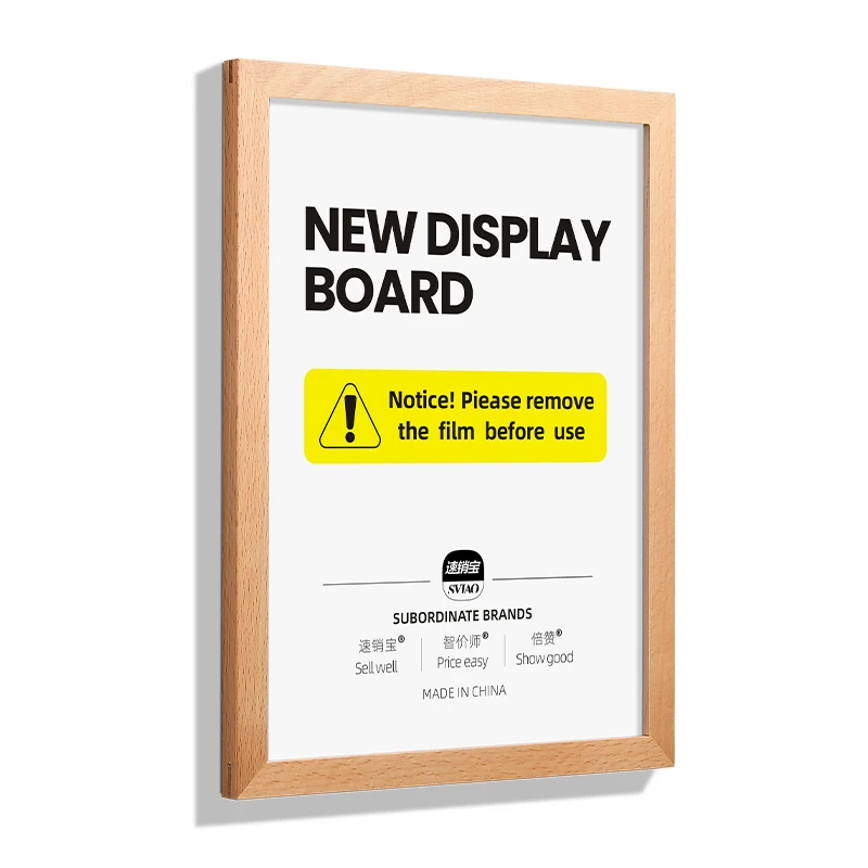 A4 210x297mm Acrylic Sign Holder Stand Restaurant Menu Paper Price Listing Picture Photo Poster Flyer Frame Advertising display view 6