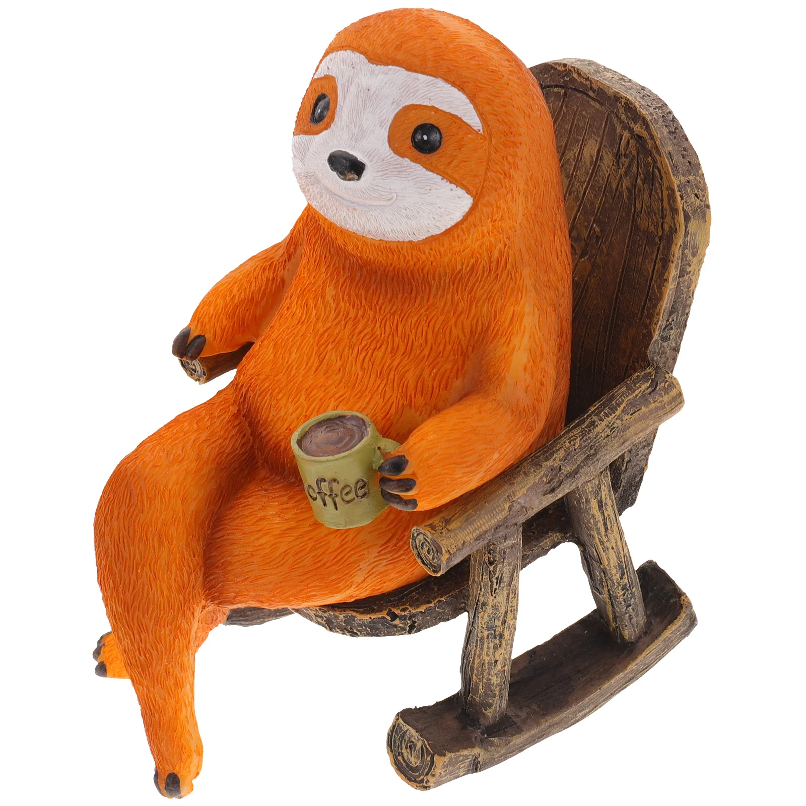 

Resin Sloth Statue Creative Compact Garden Adornment Durable Resin Craft Ornament for Lawn Courtyard Decoration