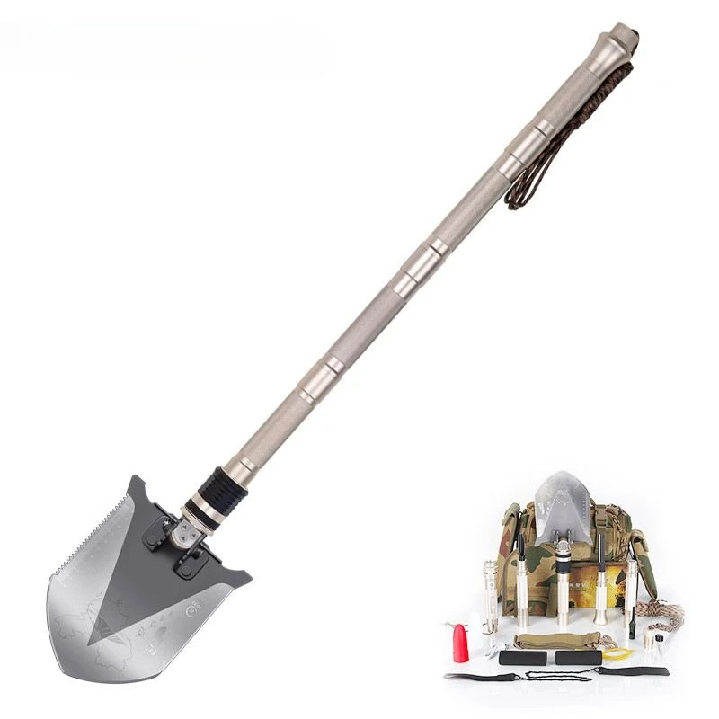 

The fifth generation shovel the large folding multi-functional outdoor emergency rescue engineer