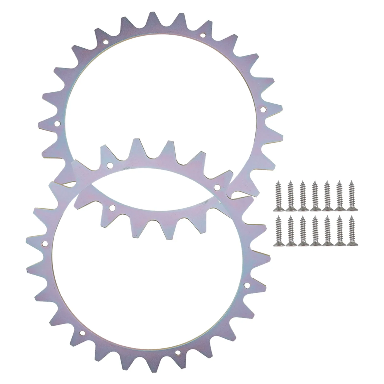 Traction Wheel Polished Stainless Steel Spikes for Landroid S/M Traction The Solution to Your Lawn Imperfections