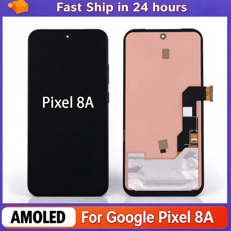 Original OLED For Google Pixel 8A Original Screen LCD Display Touch Screen Digitizer Assembly