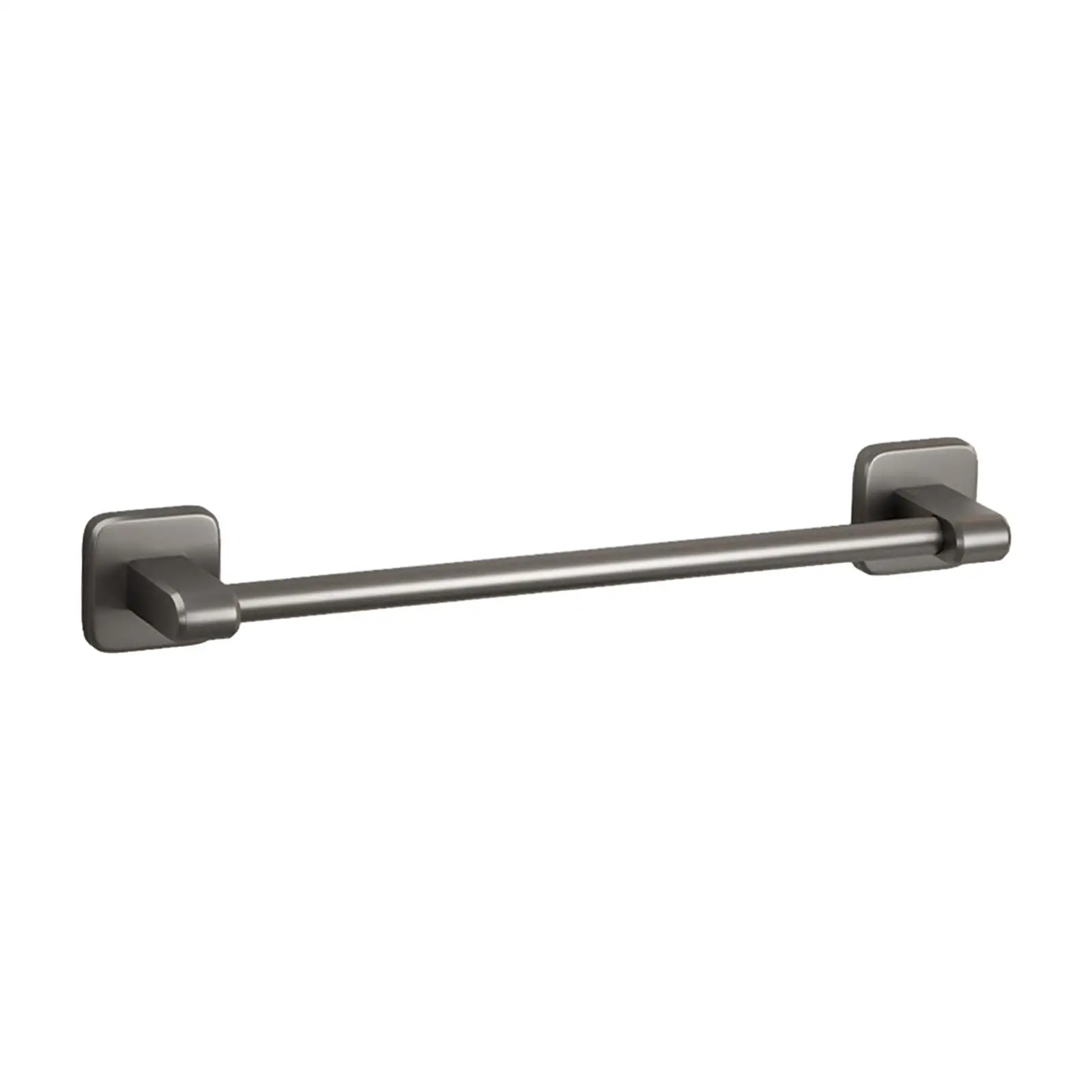 Sturdy Wall Mounted Towel Holder Rack for Bathroom Aluminum No Drill Adhesive Bar for Towels Robe Clothes Drying Organizer