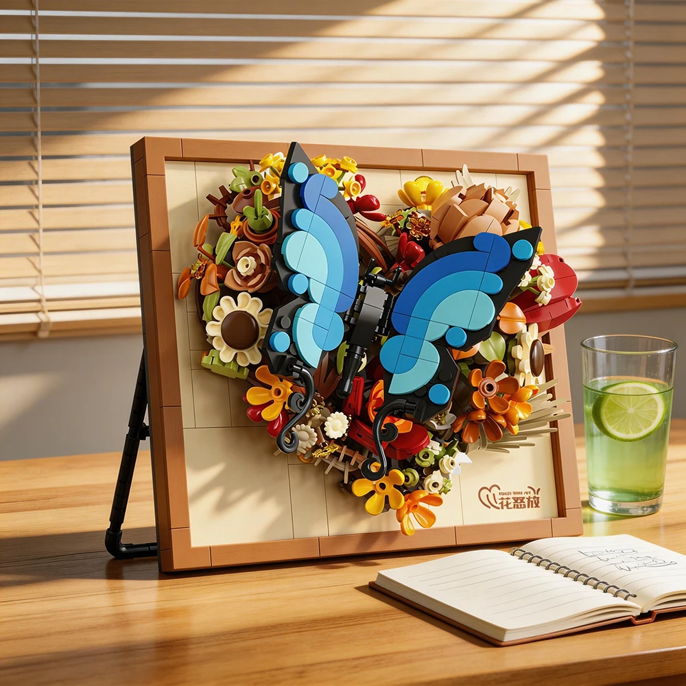 

Освежите свой интерьер с помощью конструктора «Подсолнух». Яркий цветочный букет для стола или дома. Креативный художественный набор для сборки в подарок.