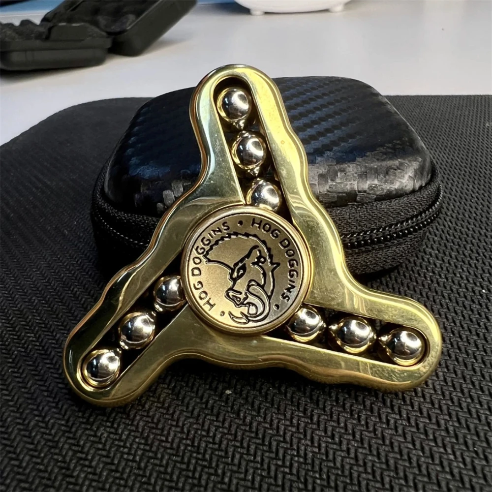 Wild Boar Stainless Steel Fidget Spinner EDC Toys Anti Stress Hand Spinner Fidget Slider ADHD Anxiety Relief Sensory Toys
