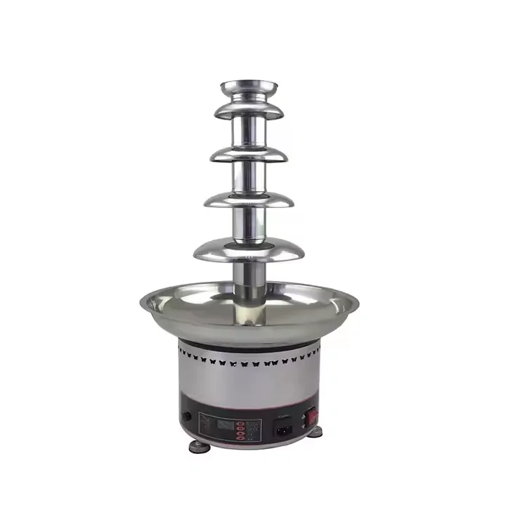 4/5/6/7 Commercial Layers Chocolate Fondue Fountain Machine
