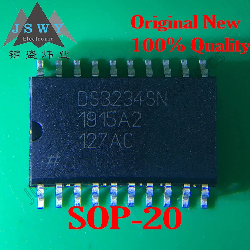 (1/10 Pieces) DS3234SN SOIC-20 Original Spot DS3234 SPI Bus RTC Real-Time Clock Chip Brand New Fast Delivery