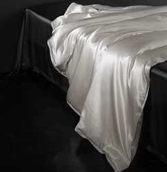 Luxury Pure Silk Comforter 100% Silk Satin Shell Cover With Mulberry Silk Filled Duvet For Four Season, Customize,