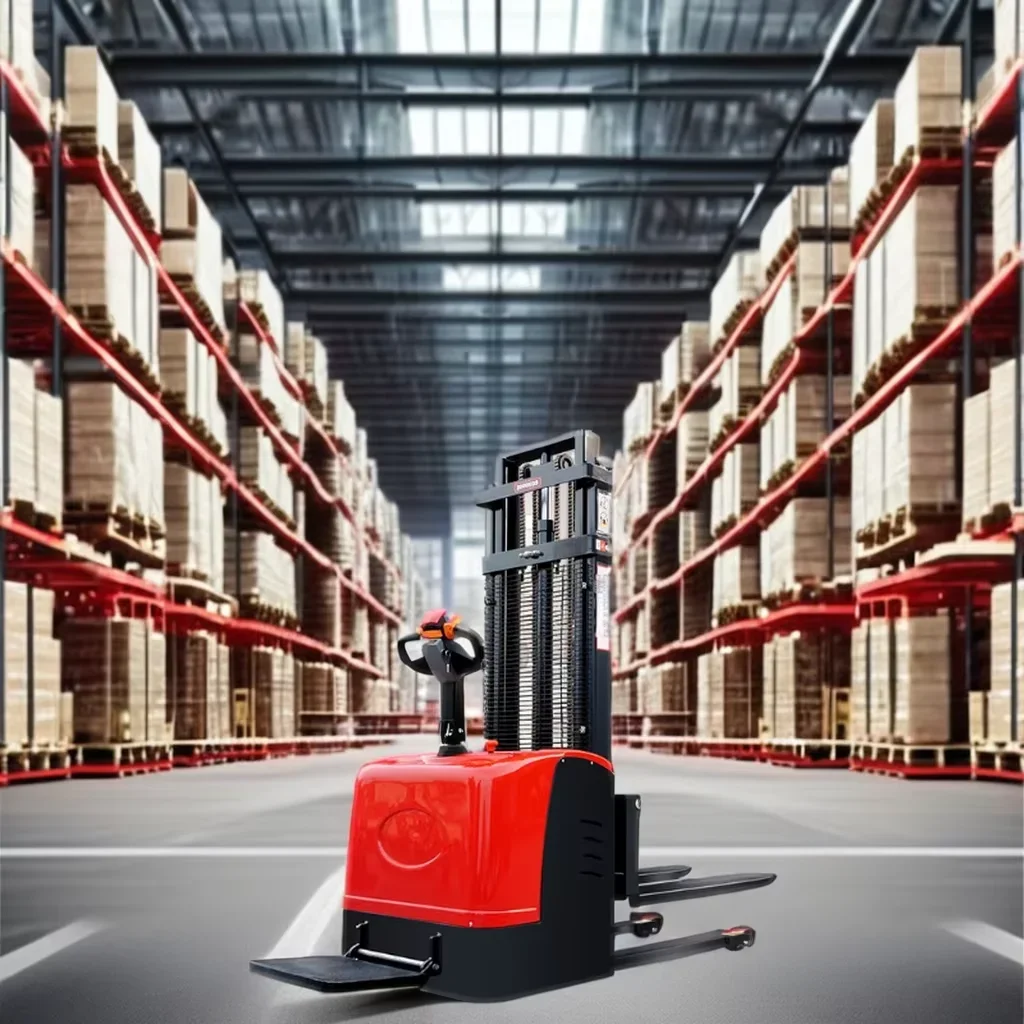 1 Ton Fully Electric Hydraulic Lifting Truck 4-Meter Forklifts for Loading and Unloading for Urban Environments