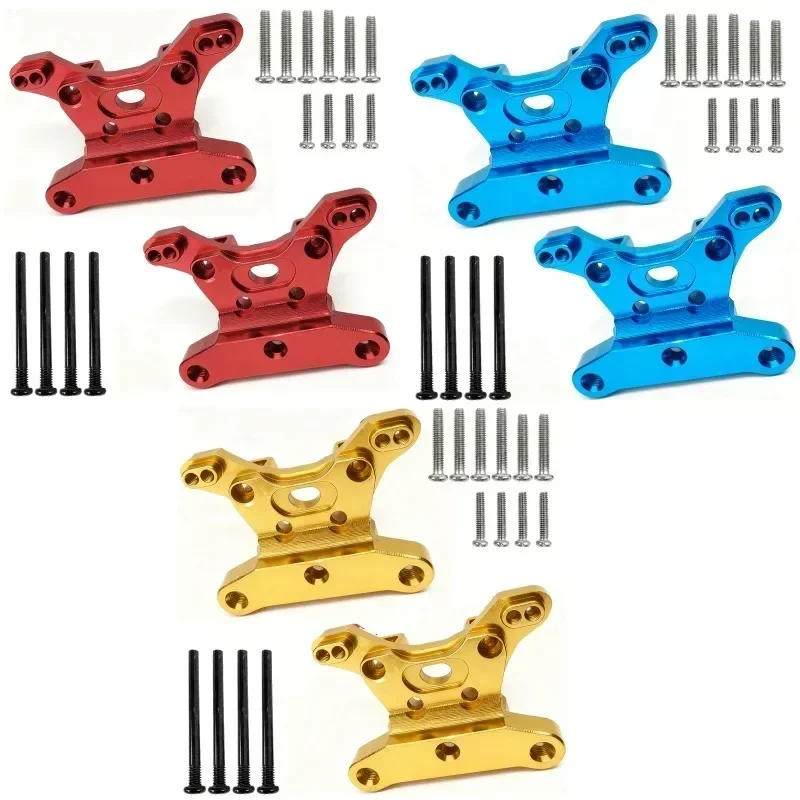 For SCY1/16 16101 16102 16103 16106 16201 PRO High speed RC car upgraded metal fittings front and rear shock brackets
