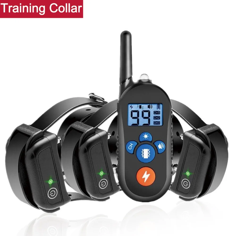 1pc Long Remote Dog Collar Training Device Beep/Vibration Warning Pet Bark Stopper Waterproof Receiver
