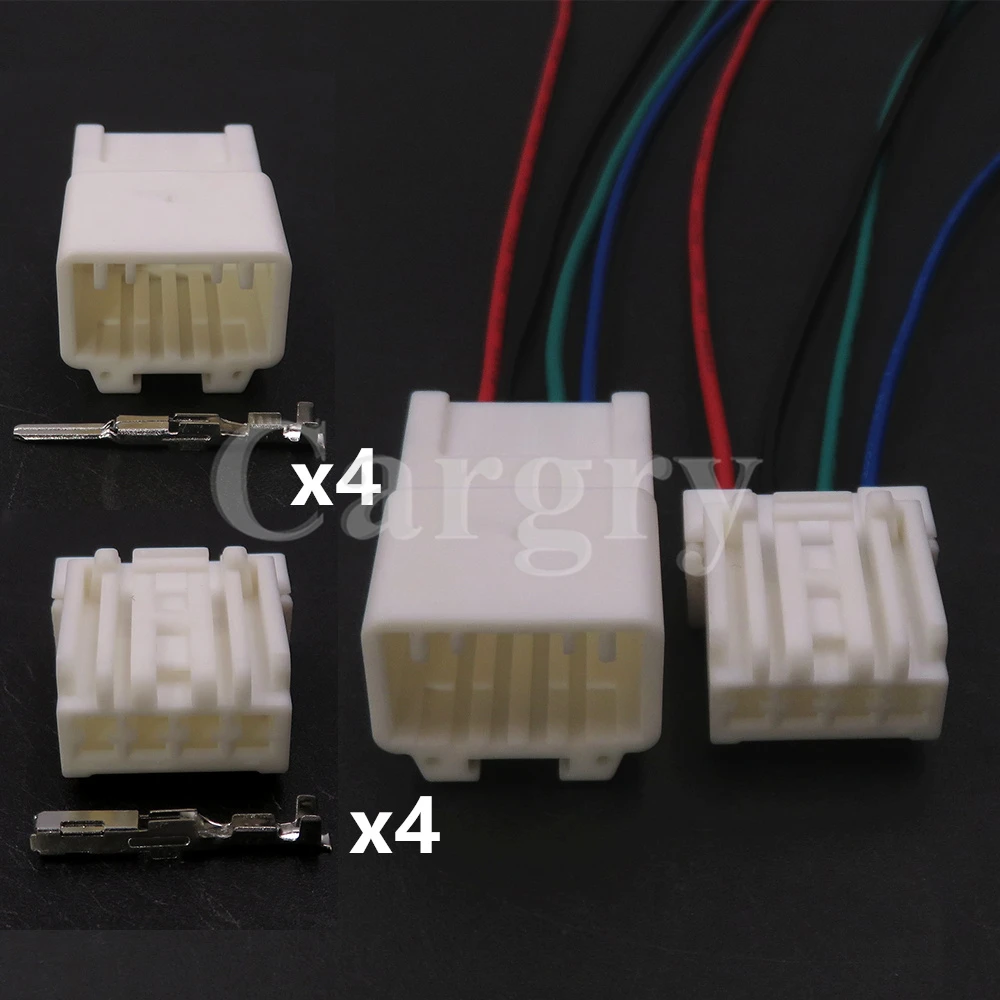 

1 Set 4P 6098-4073 6098-4902 Car Wire Harness Socket AC Assembly Auto Accessories Automobile Male Female Docking Connector