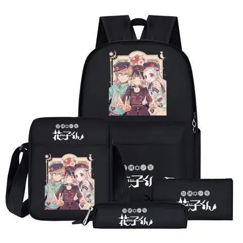 Anime Toilet-bound Jibaku Shounen Hanako-kun Backpack Student Back to School Shoulder Bag Schoolbag Outdoor Travel Backpack