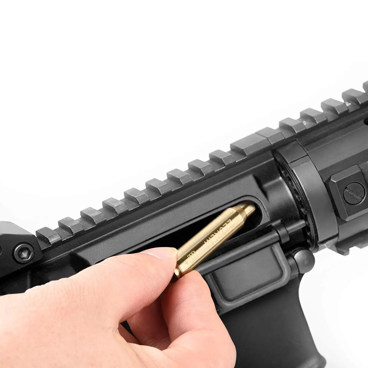 

Bore Sight 223 Chamber Red Dot Laser Boresighter with Batteries Sturdy Brass Construction for Hunting