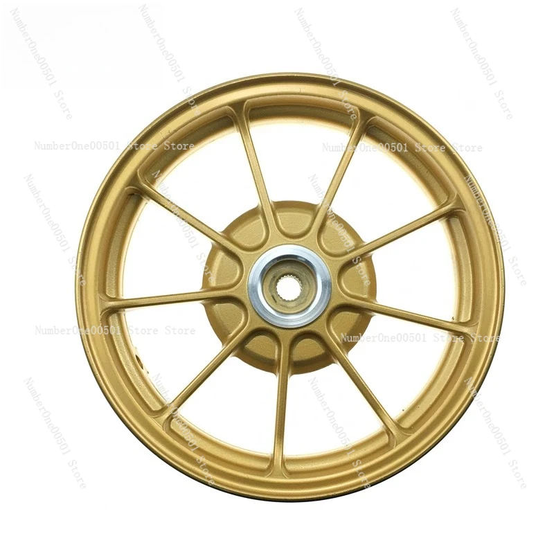 Подходит для ступицы колеса Honda DIO AF18 AF24 AF27 AF28 AF52 AF54 AF56 ZX34 9-спицевой барабанный тормозной обод в сборе колеса в минуту