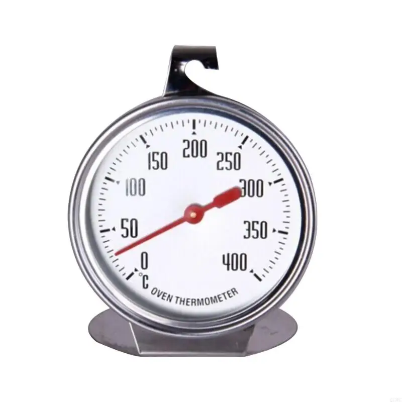 

400°C Oven Thermometer Stainless Steel Stand Up Temperature Gauge Q5WC