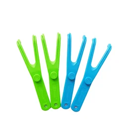 Dental Floss Holder Aid Reusable Oral Hygiene Tooth Pick Flosser Replaceable Rack Interdental Teeth Whitening Cleaning Tool Care