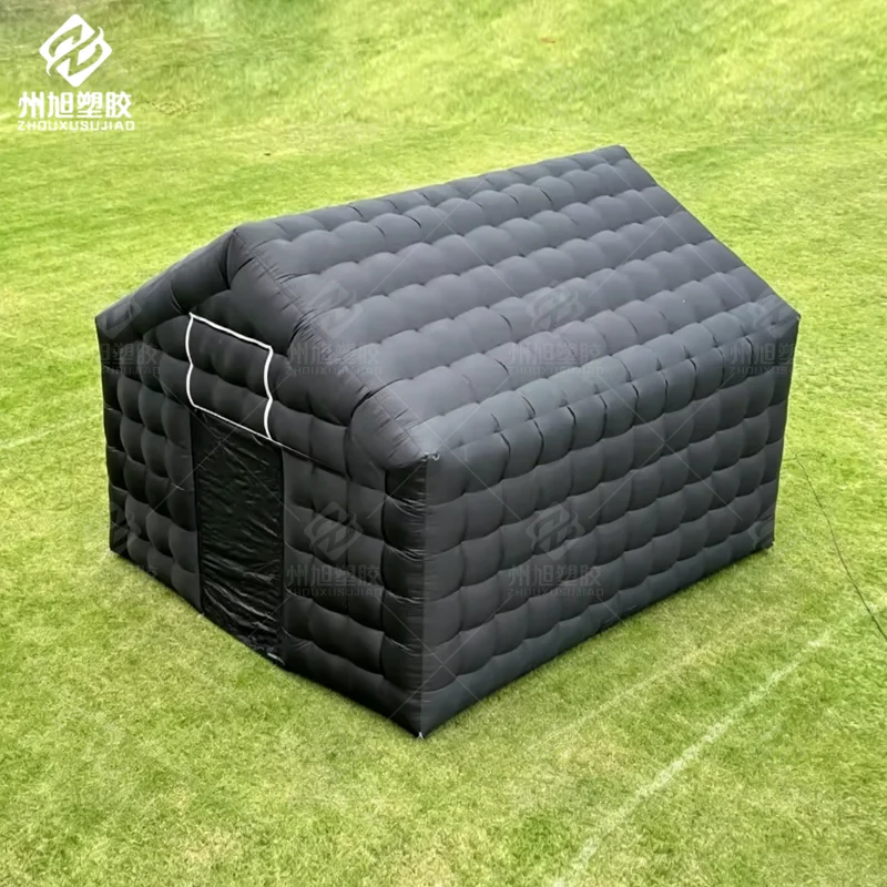 

Outdoor Inflatable Nightclub Tent Party Night Club House Black Inflatable Cube Tent Large Mobile Disco Pavilion For Event