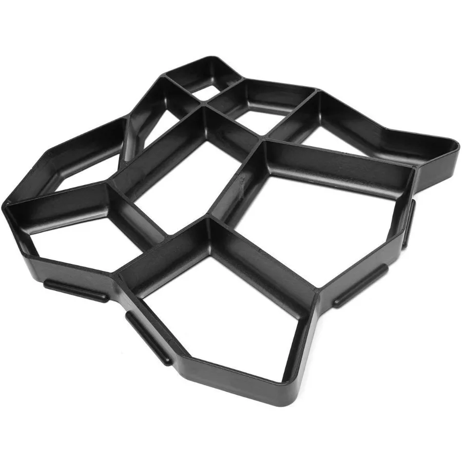 Walk Maker Pathmate Steinleisten Pflaster Pflaster Betonformen Trittstein Pflaster Walk Way Form für Terrasse Rasen Garten groß