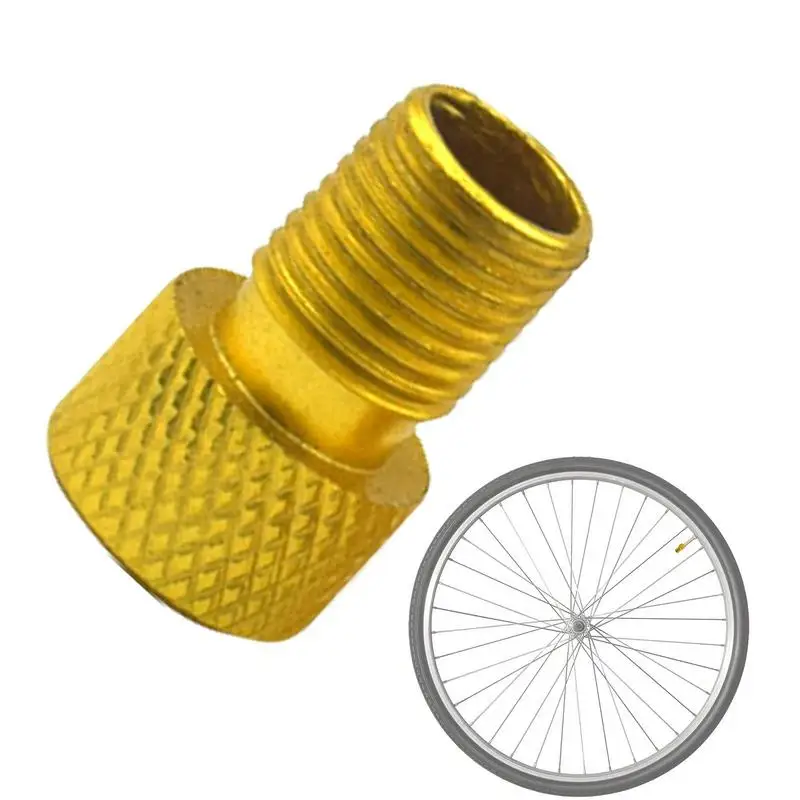 Adaptateur de assujetSchrader pour vélos pliants, convertisseur de assujetde vélo, capuchons d'outils de vélo, conversion de buse de chambre à air, chapeau d'opathie