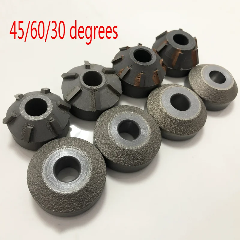 45/60/30 Degree Carbide Valve Reamer Valve Seat Cutter Grinding Wheel for Motorcycle Car Engine Valve Seat Repair Reamer Head