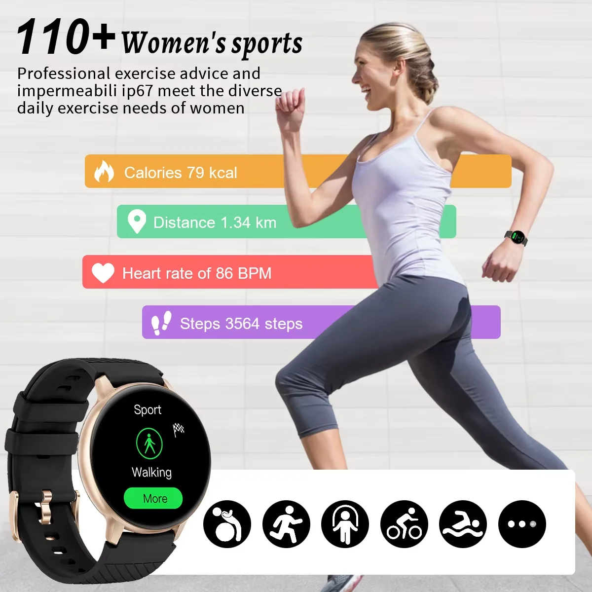 LIGE 2025 Smart Uhr Frauen Bluetooth Anruf Benutzerdefinierte Zifferblätter Uhren Blut Sauerstoff Monitor Sport Männer Smartwatch Damen Für Android IOS