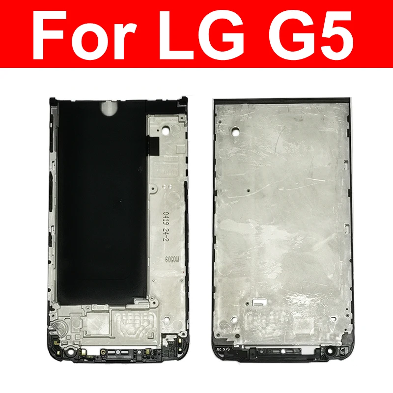 LCD Front Housing For LG V10 V20 G5 LCD Screen Front Frame Cover Case Bezel Parts