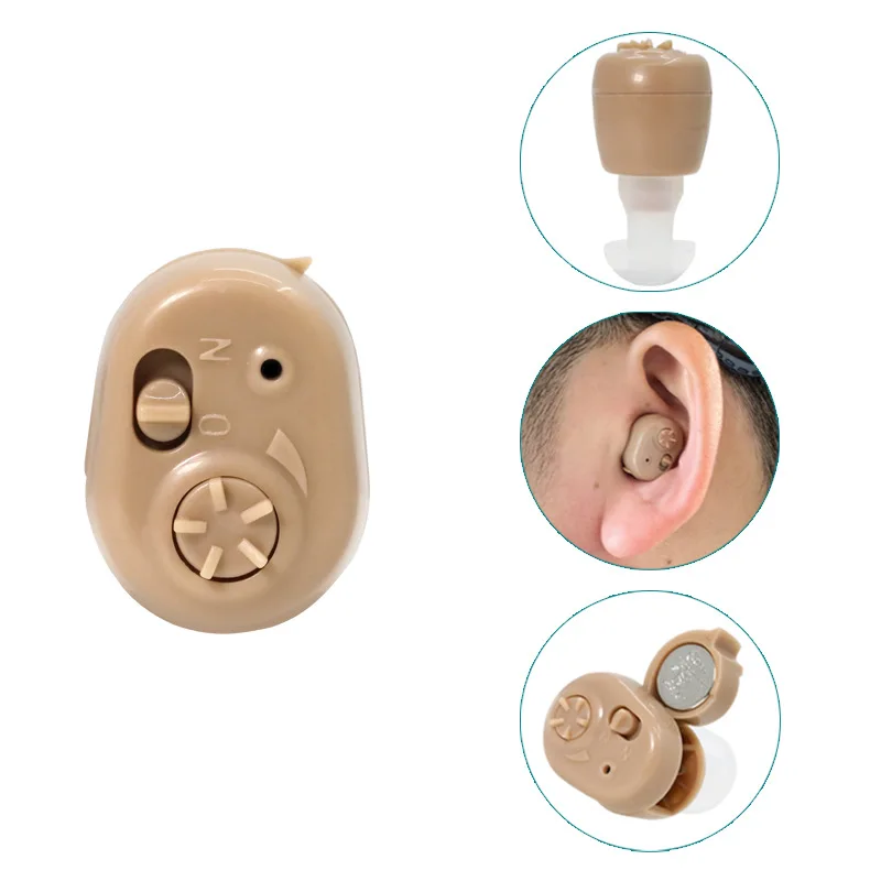 2024 NEW Hearing Aids Rechargeable Digital Hearing Aid For Deafness Elderly High Power Sound Amplifier with Noise Cancelling