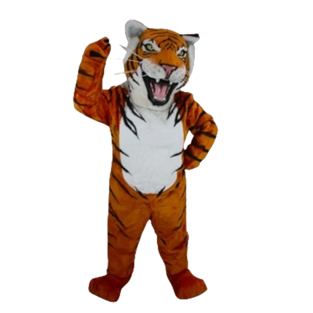 Fierce Bengal Tiger Mascot Costume Hot Sale Adult Size Wild Animal Theme Mascotte Mascota Outfit Suit Fancy Dress Cosply SW1104