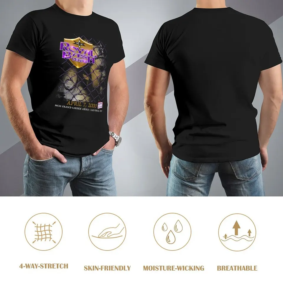 WCW Jimmy King Ready to Rumble T-Shirt summer top vintage graphic