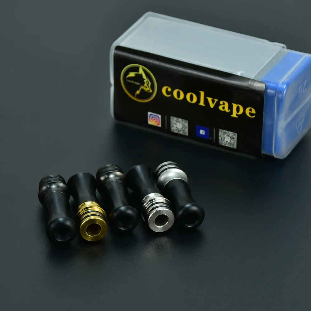Punta de goteo 510 MTL de WolfCoolVape para Dvarw CL RTA Berserker Mini V3 Taifun GTR Kayfun