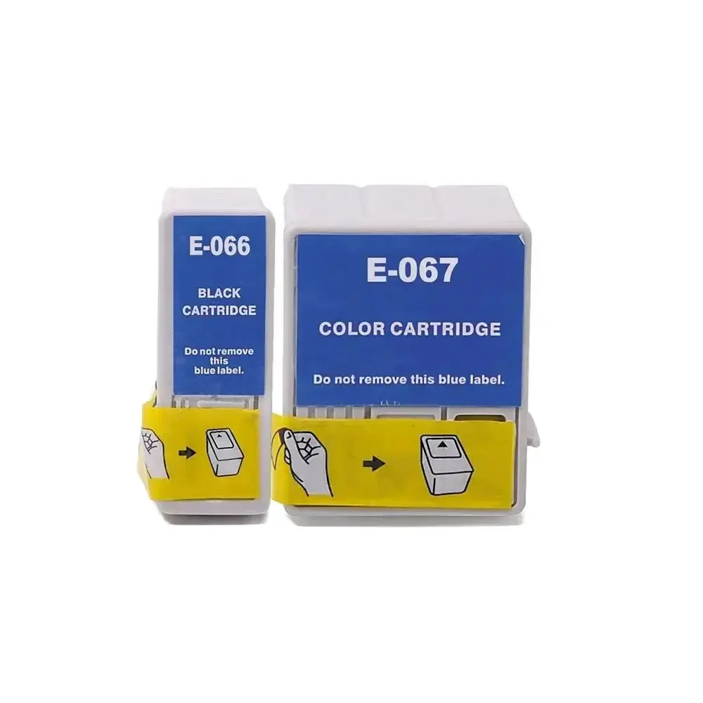 T066 T067 Premium Color Compatible Inkjet Ink Cartridge for Epson Stylus C48 Printer