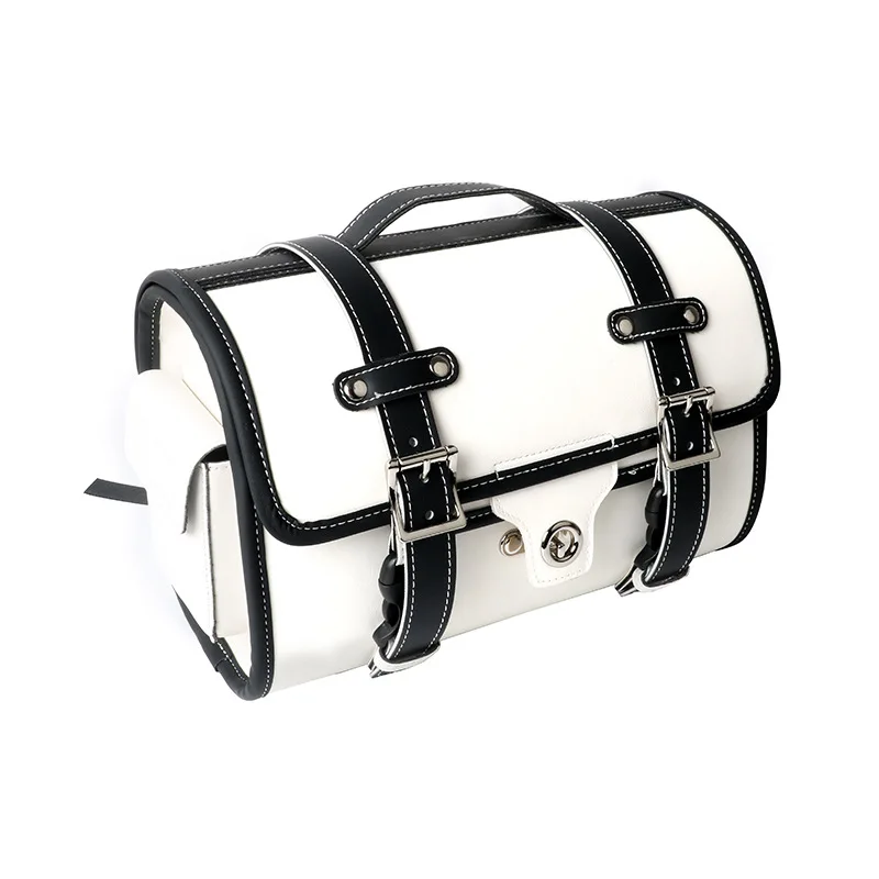 motorcycle-rear-end-hanging-bag-retro-waterproof-electric-vehicle-pedal-trunk-rack-rear-seat-bag-universal-combination-lock
