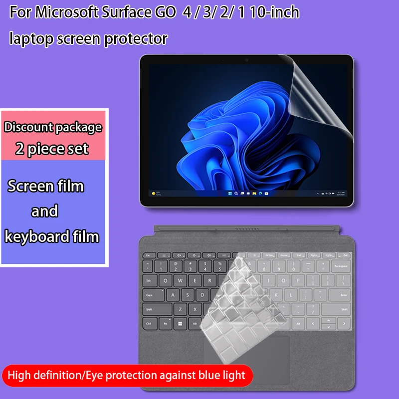 For Microsoft Surface Laptop GO 4/3/2/1 Laptop Screen Protector 10inch Computer Keyboard Film 1901, 1926 Privacy Protective Film