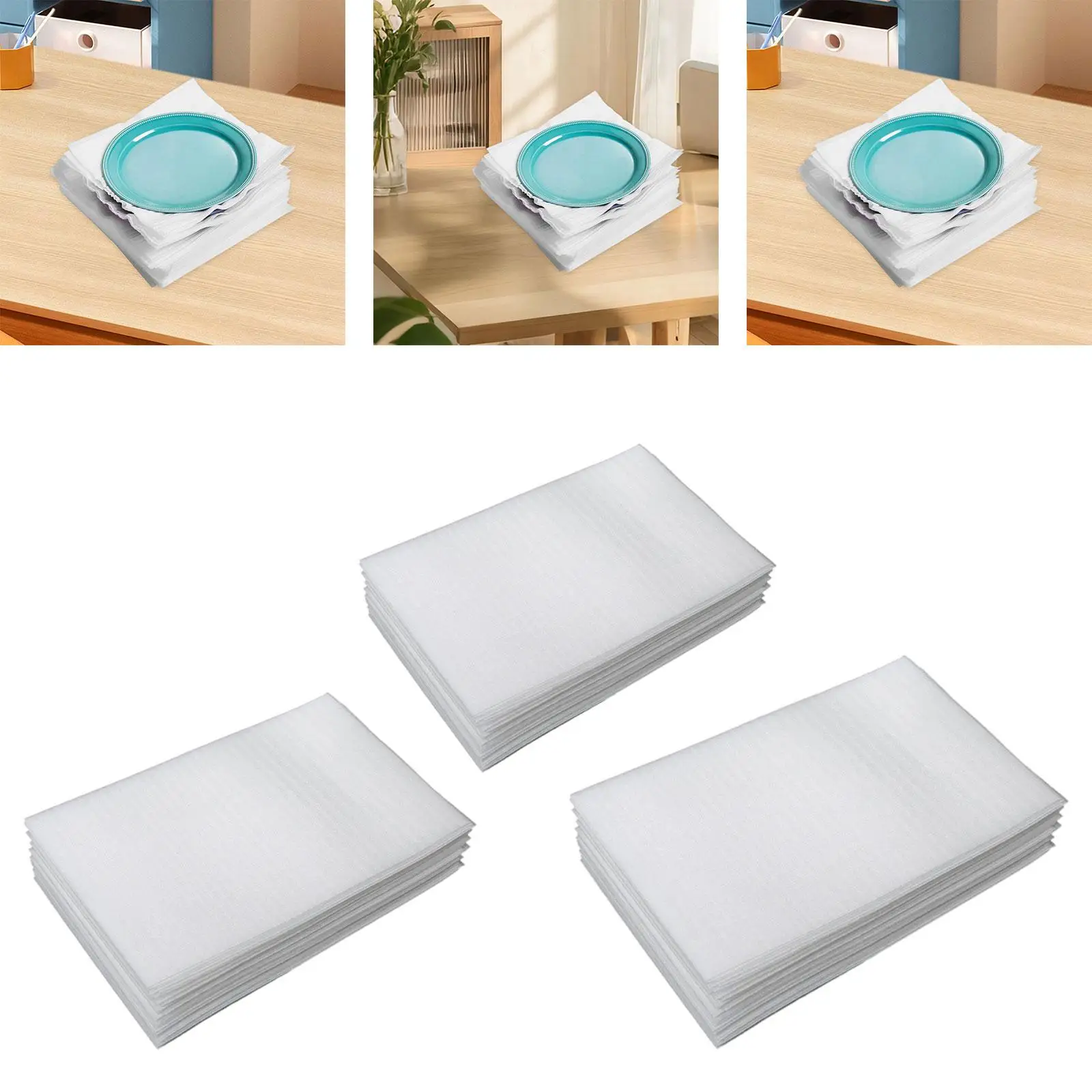 100 пенопластовых пакетов для переезда, упаковочных пакетов для хрупких предметов, очков, Китай