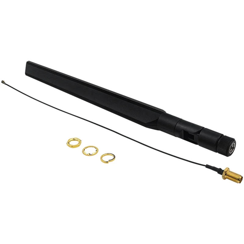 Banana Pi BPI-R4-NIC-BE14 WIFI7 Antena Kit Antena Eksternal untuk BPI-R4-NIC-BE14 WIFI7 Modul