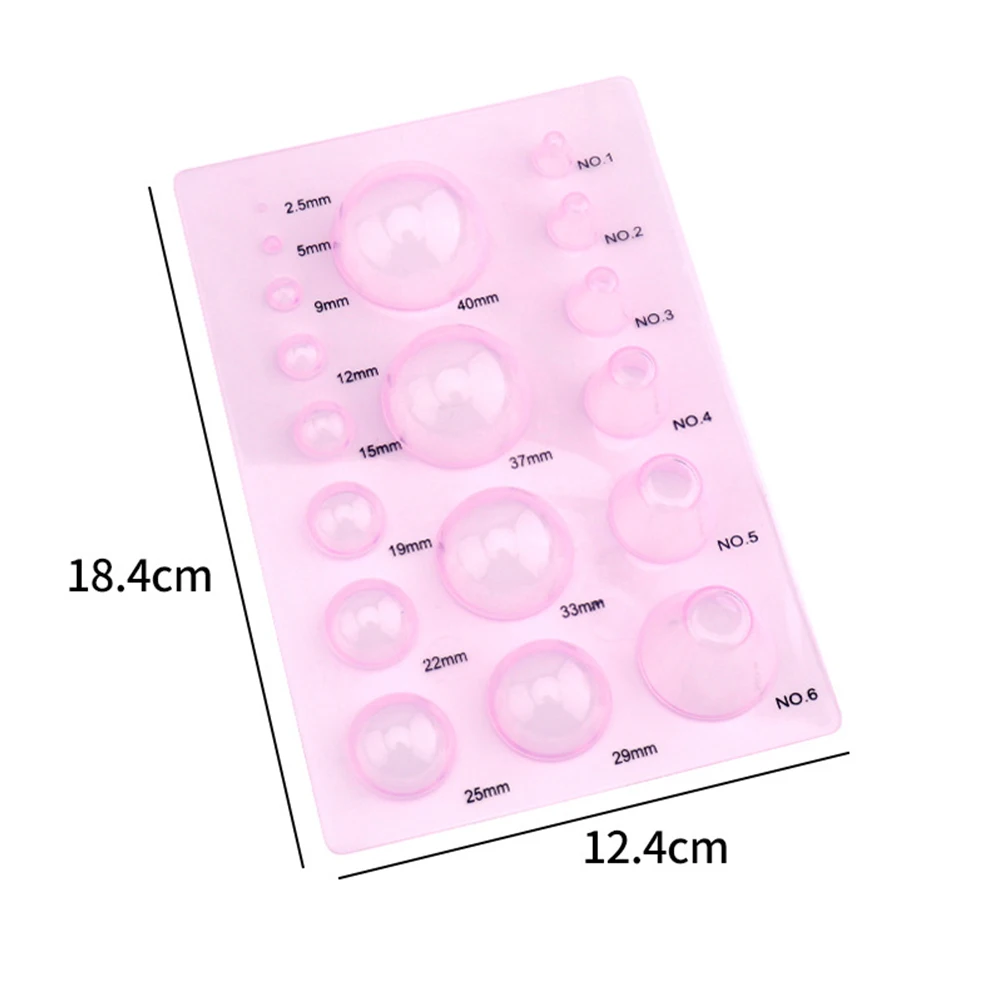 클레이 범프 모델링 도구 수동 샘플러 구형 1 Pcs 18.4x12.4cm 공예 DIY 피규어 핑크 플라스틱 도자기 도구