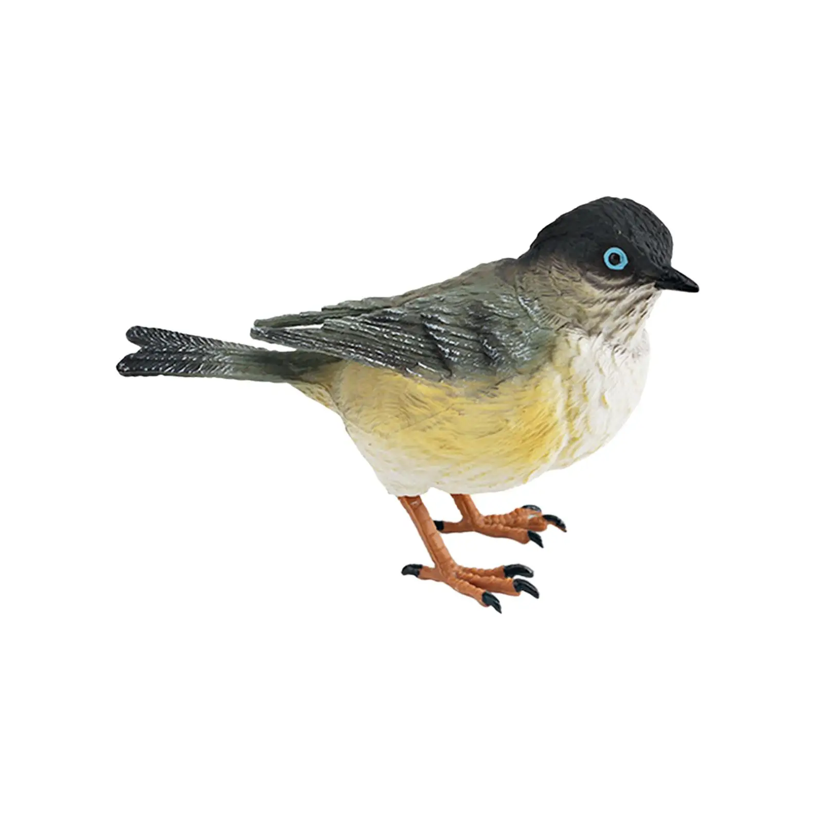 Miniature Birds Decor Handpainted for Children Simulation Bird Figurines for Wedding Festival Tabletop Home Decor Bookshelf