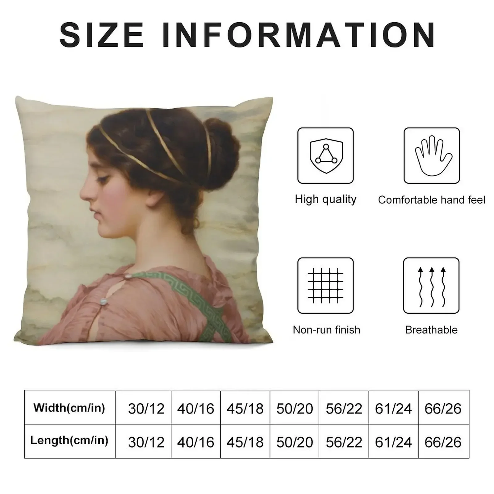 Marcella by Godward Throw Pillow Room decorating items Plaid Sofa Decorative Cushion Cover pillow