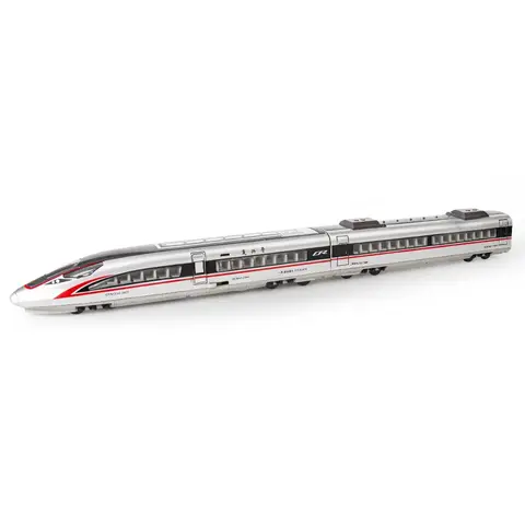 Simulation High Speed Train Model Harmony Rail Fuxing Alloy Bullet Train Toy Children Christmas Gift for Boy
