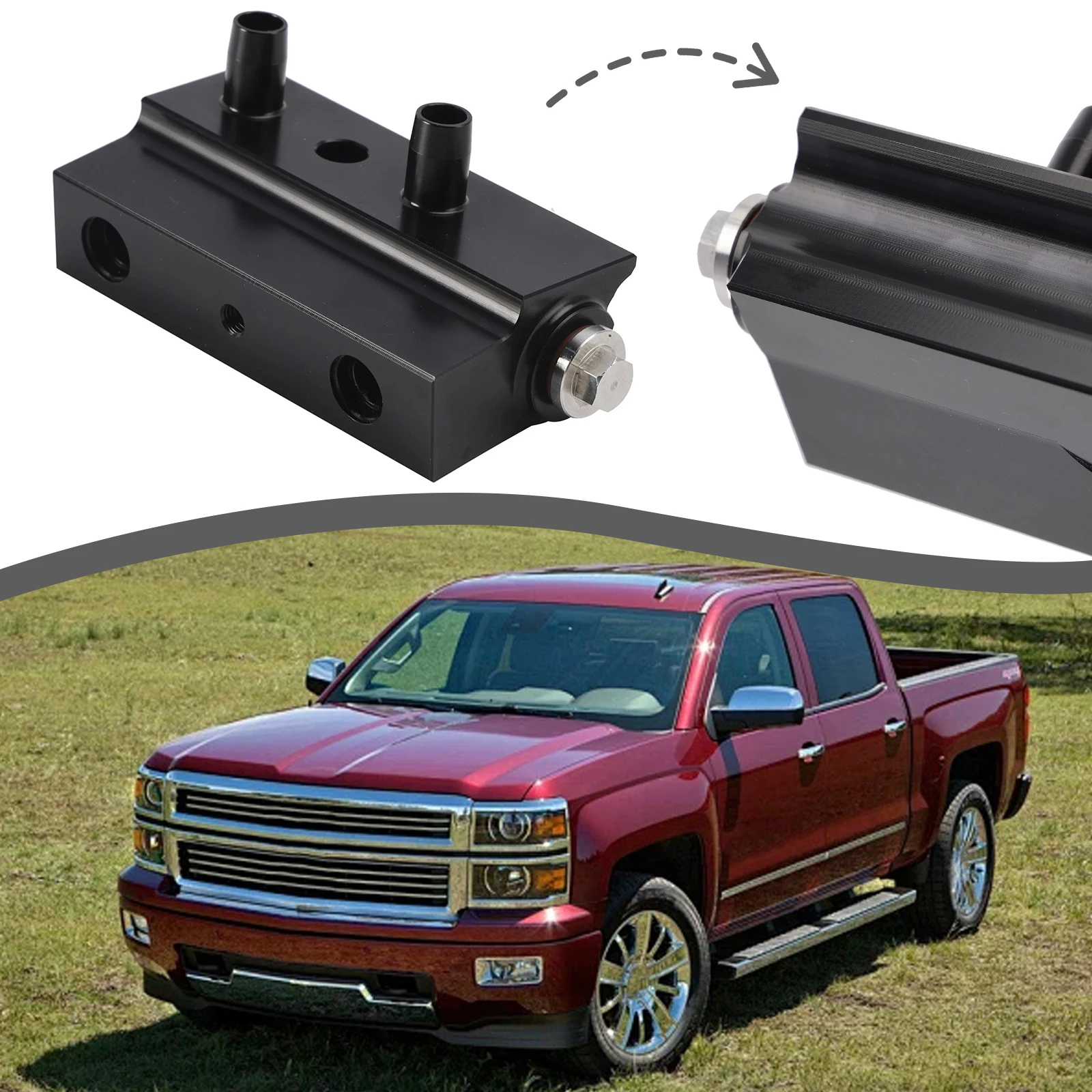 

125071000 8L90 Trans Fluid Therm Bypass Replacement for Chevy for GMC 1500 2015-18