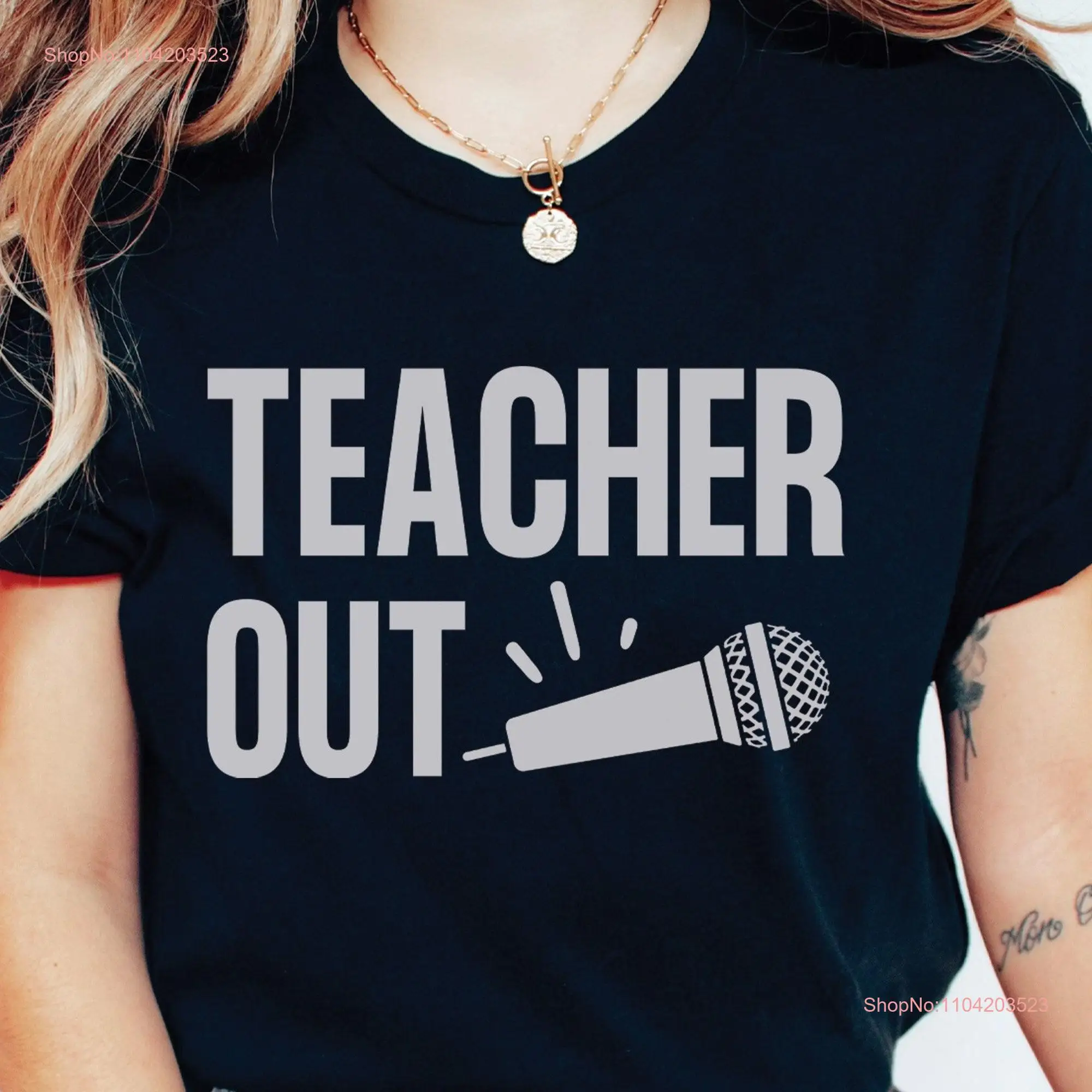 Teacher Out Funny Last Day of School T Shirt Matching End Year Class Dismissed Summer Break long or short sleeves