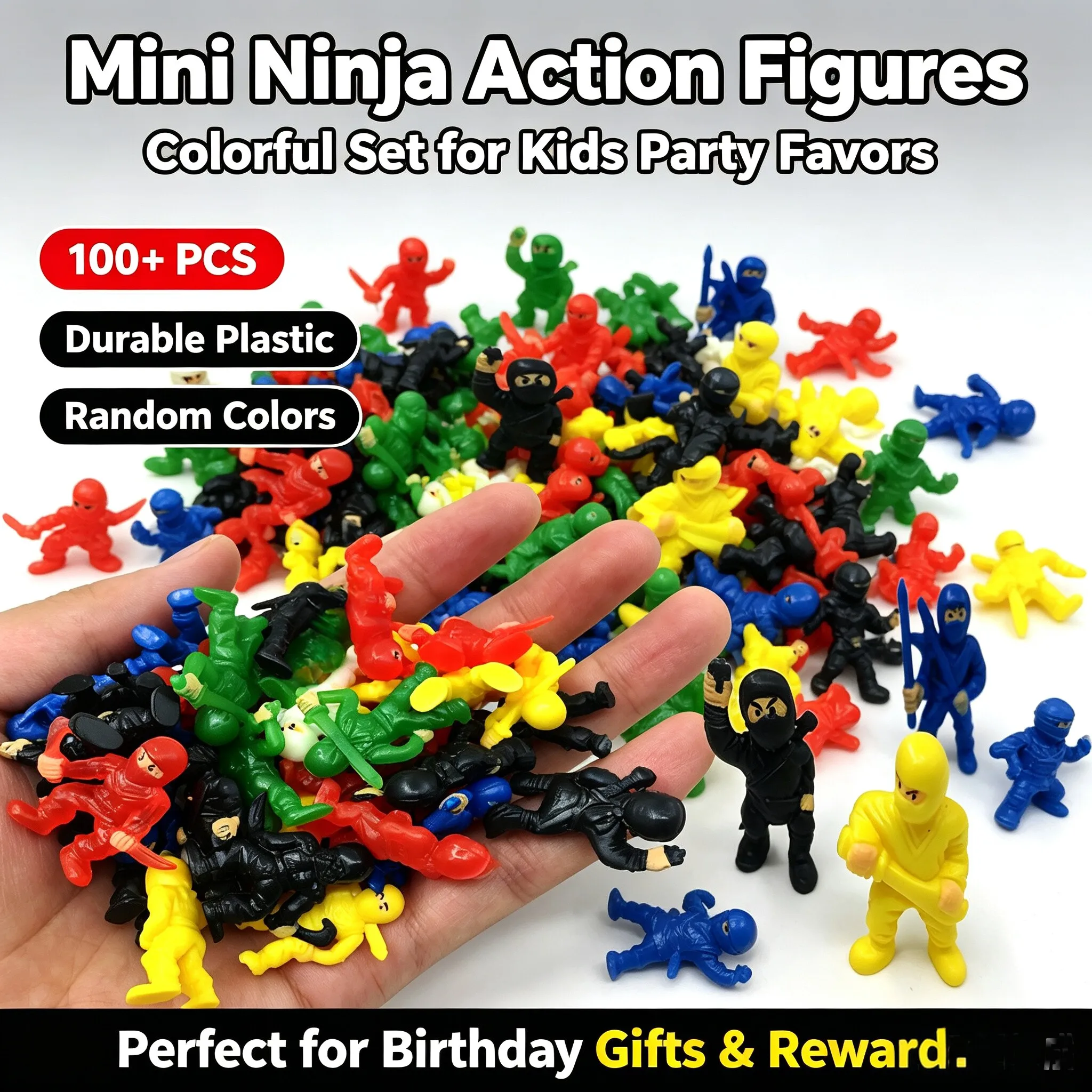 Mini Ninja Action Model Children Fun Toys Cartoon Anime Action Doll A Small Toy That Can Be Loaded With Twisted Eggs Boy's Gift