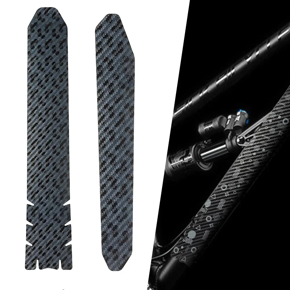 

Bicycle MTB Bike Chainstay Frame Scratch Protector Protective Sticker Paster Bicycle Protection Carbon Fiber Sticker