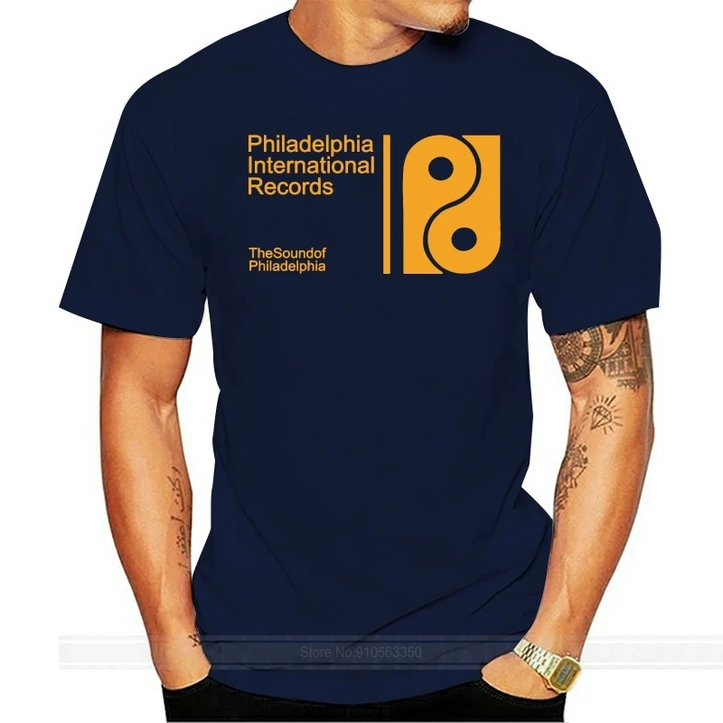 philadelphia international records disco house dance music retro tee t shirtMen'S T-Shirts Summer Style Fashion Swag Men
