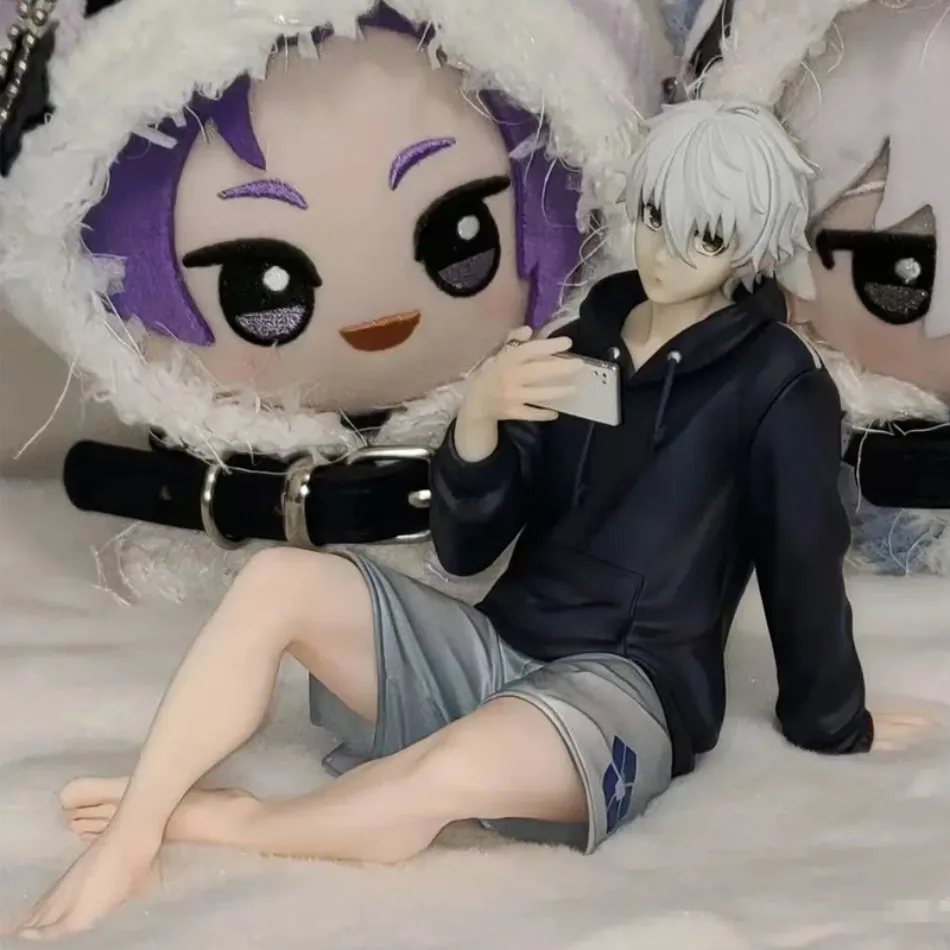 8,5 cm Anime Seishiro Nagi Figuren Sitzhaltung wert sammeln exquisite Modelle Statuen Desktop-Dekorationen Kind Geschenke blau