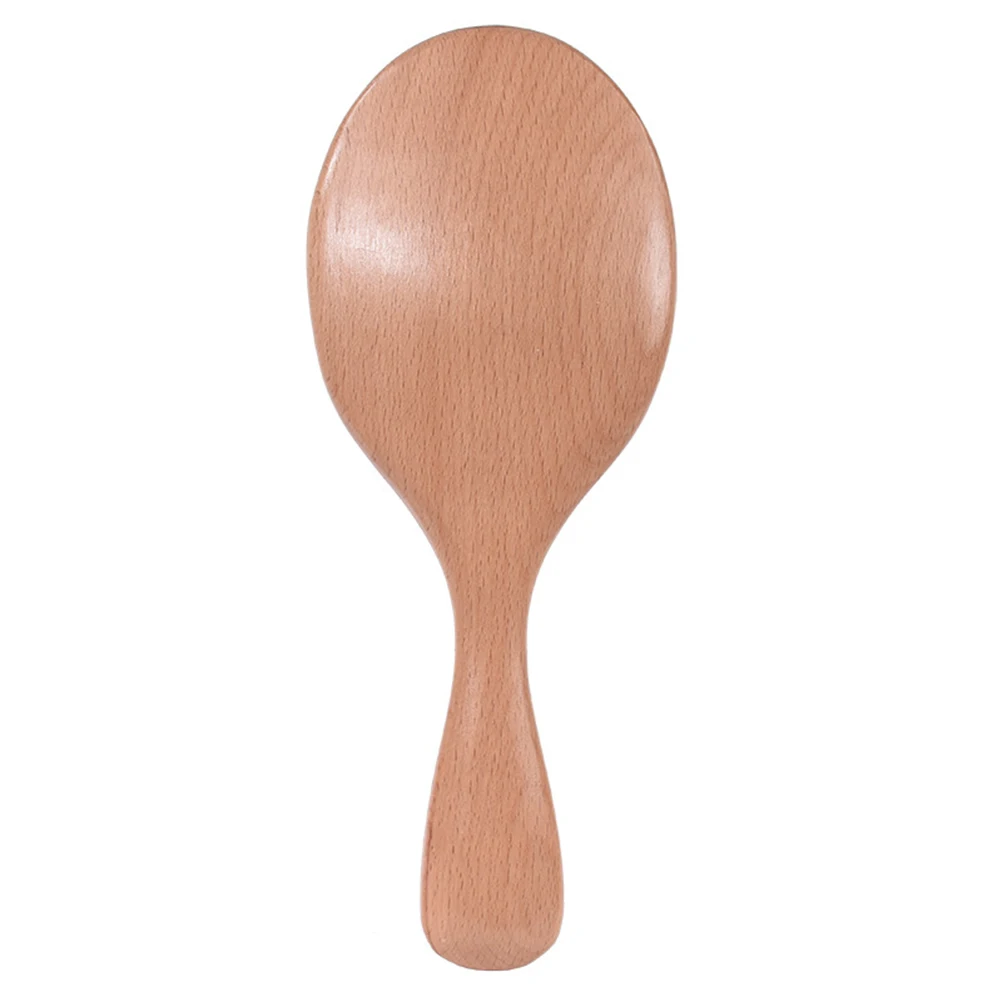 

Деревянная расческа для массажа кожи головы, щетка для волос из натурального бука, распутывающая подушка, расческа для волос, расслабляющая головная боль