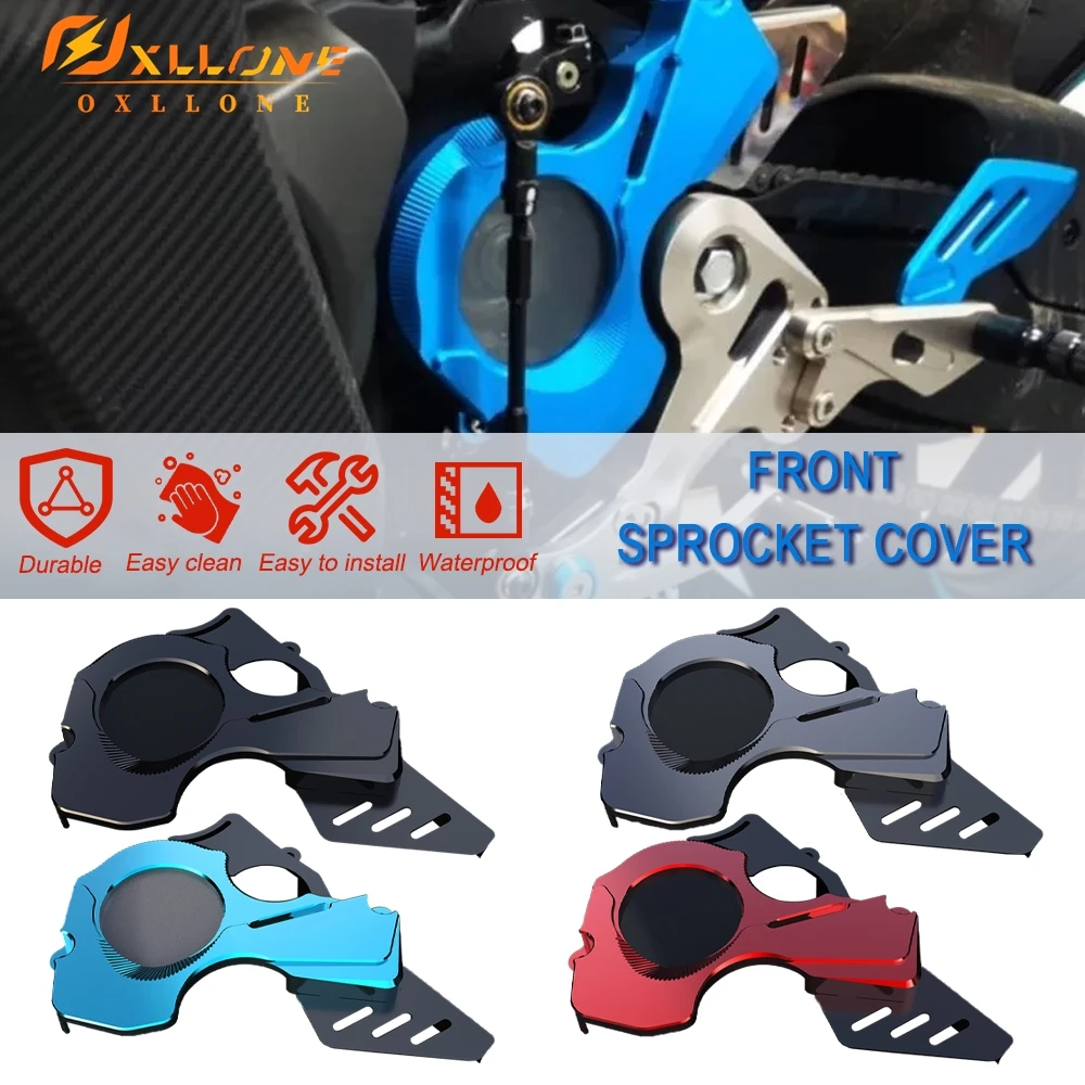 

Motorcycle For CFMOTO CF 450SR 2022-2024 sr450 2023 450 SR Front Sprocket Chain Cover Protection Guard CNC Aluminium Accessories