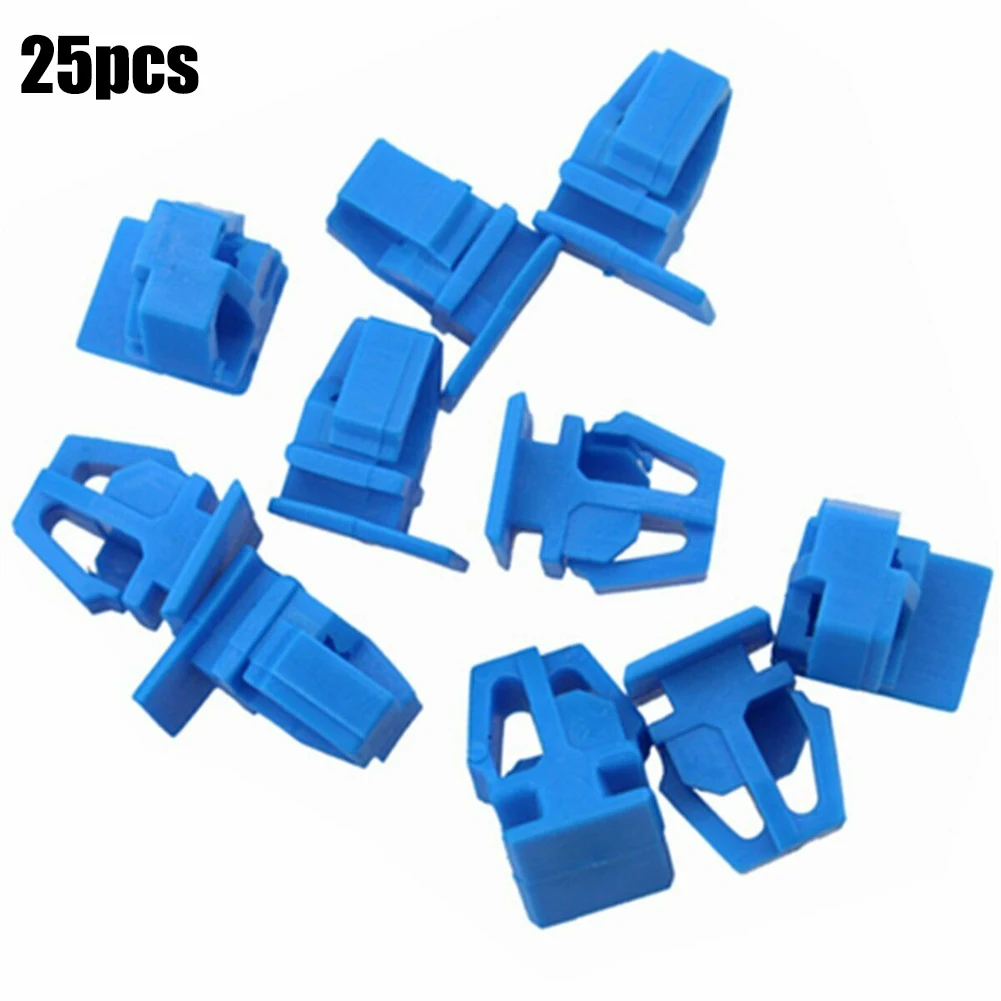 25Pcs Car Exterior Side Moulding Clip Door Bumpstrip Retaining Fastener Clip Retainer 75305-SH2-003 For Honda Civic A20784